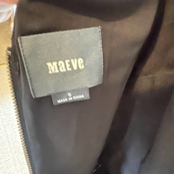 Maeve Women's Size 0 Chennai Dress ~ Black Embroidered Sheath Anthropologie Boho - Picture 8 of 11